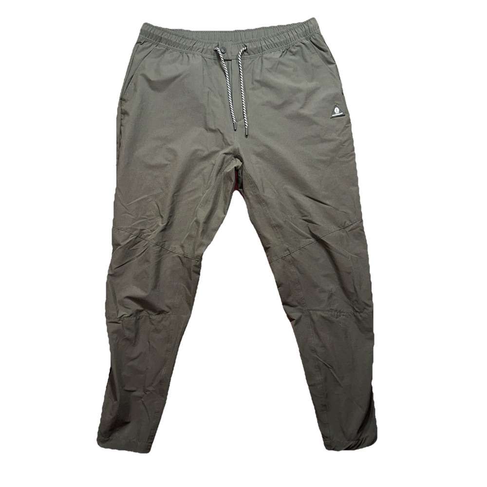 Bearded Goat Men's Rover Pants in Green nylon-spandex fabric Size 2XL